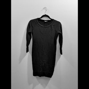 James Perse Vintage Fleece Sweatshirt Dress